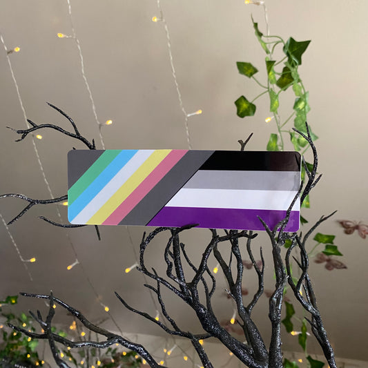 Disability/Asexual Pride Flag Bookmark